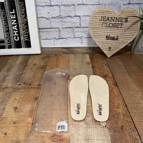 Alegria Womens Classic Arch Support Replacement Insoles - Tan Wide 39 US 9 new - Picture 1 of 6